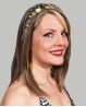 Black oriental dance hairband