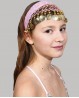 Light pink oriental dance hairband
