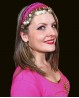 Fuchsia oriental dance hairband