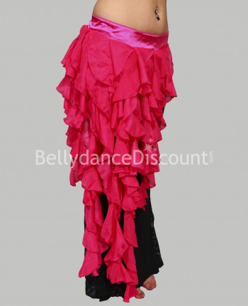 Fuchsia drooping belt for belly dance