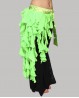 Light green drooping belt for belly dance