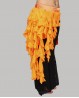 Orange drooping belt for belly dance