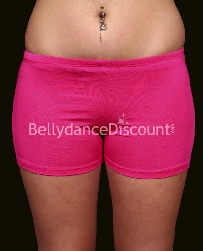 Mutande a pantaloncino di danza del ventre fucsia
