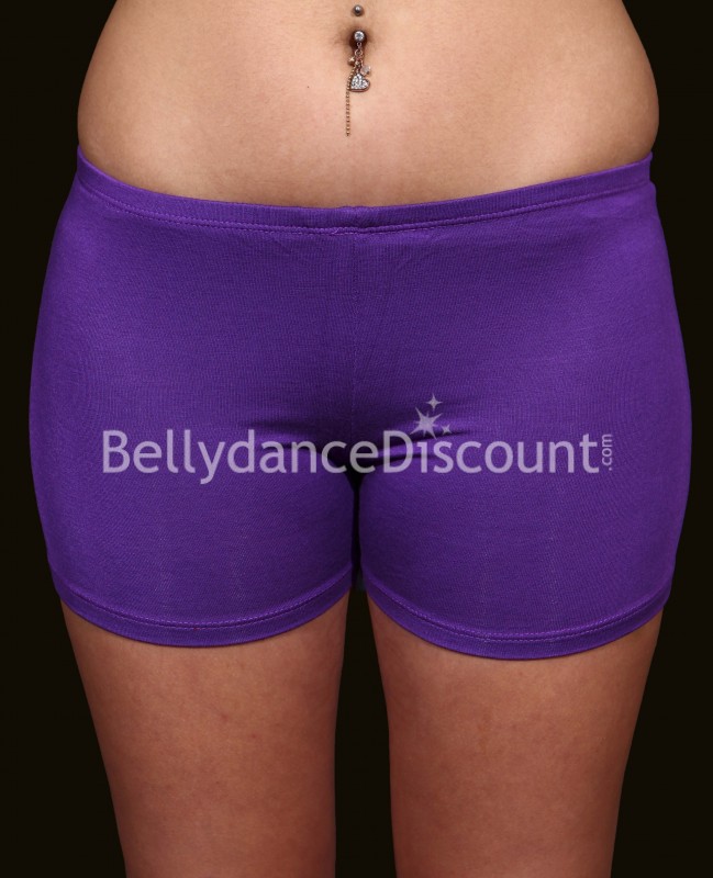 Shorty violeta de danza del vientre 