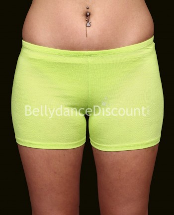 Green oriental dance shorty