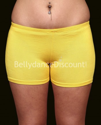 Shorty de danse orientale jaune