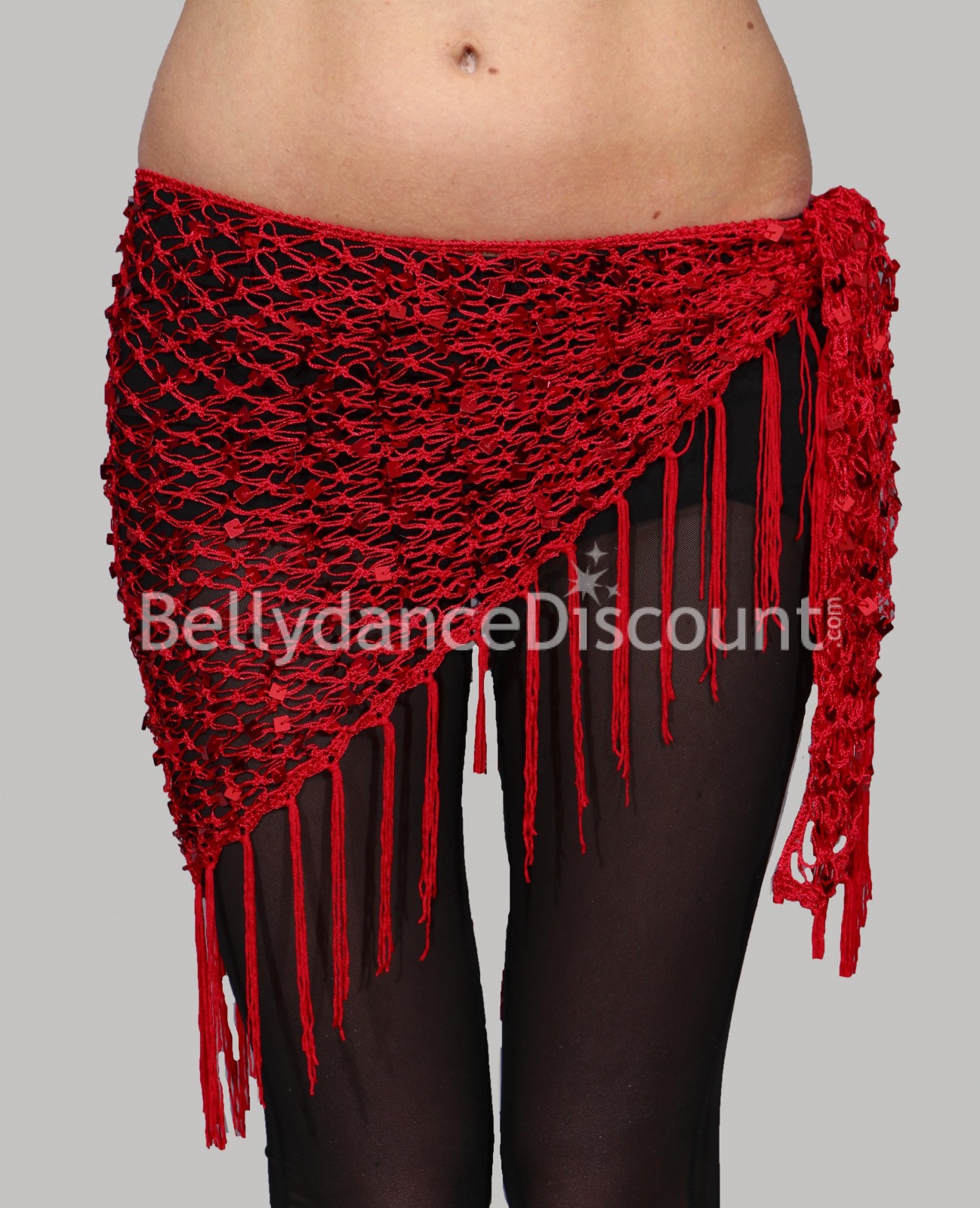 Red Belly Dance Belt 