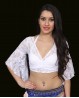 Top de danza en encaje blanco