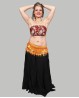 Gürtel für den orientalischen Tanz mit Pastillen in Orange