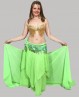 Voile rectangulaire de danse orientale vert pomme