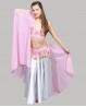 Velo bambina di danza del ventre rosa pallido