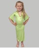 Vestido  Baladi / Saïdi verde para niña, ideal para danza del vientre 