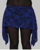 Ceinture de danse orientale dentelle bleu foncé