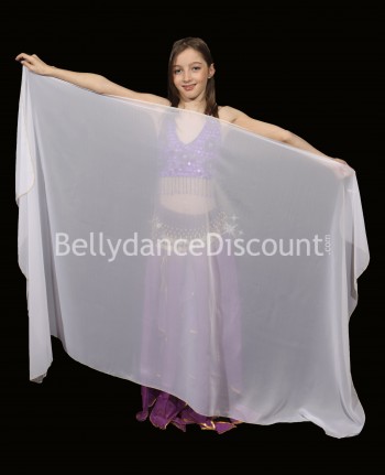 White  belly dance children’s veil 