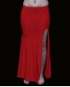 Jupe droite de danse orientale rouge
