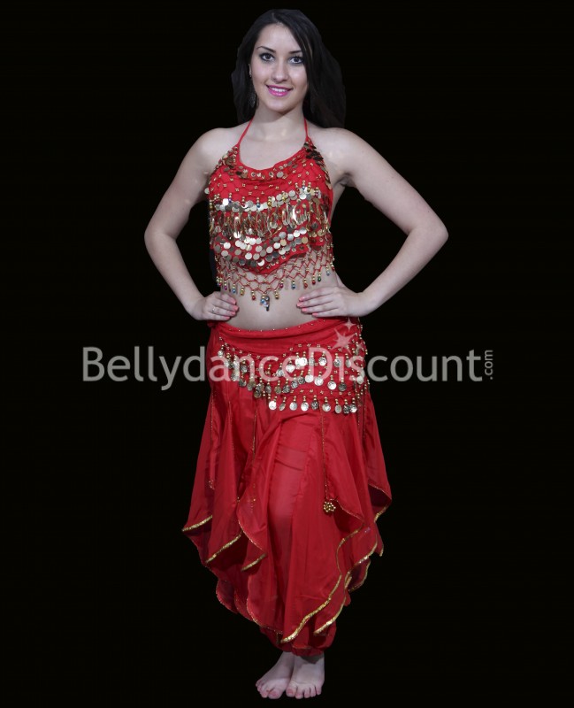 Sirwal für den orientalischen und Bollywood Tanz in Rot