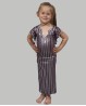 Robe Baladi / Saïdi enfant de danse orientale violette