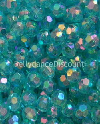 Pack of 50 light blue big beads 