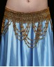 Gold beaded Oriental dance belt