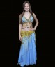 Top für Kinder für den orientalischen Tanz in hellblau