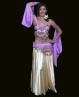 Armstulpen für orientalischen Tanz mit Schleier in Parme