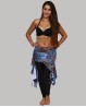 Light blue printed Bellydance belt