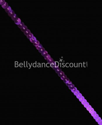 Paillettenbesatz in Violett 1 Meter