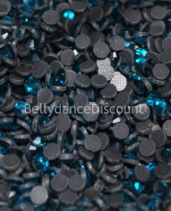 Lot de 500 strass thermocollants turquoise