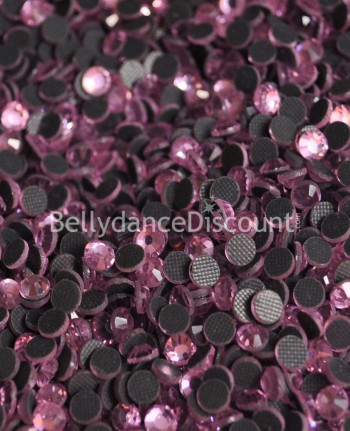 500 pieces hot fix strass light pink color