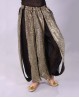 Glänzende Hose für den orientalischen Tanz in Schwarz und Gold