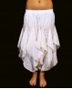 Sarouel enfant de danse orientale et Bollywood blanc