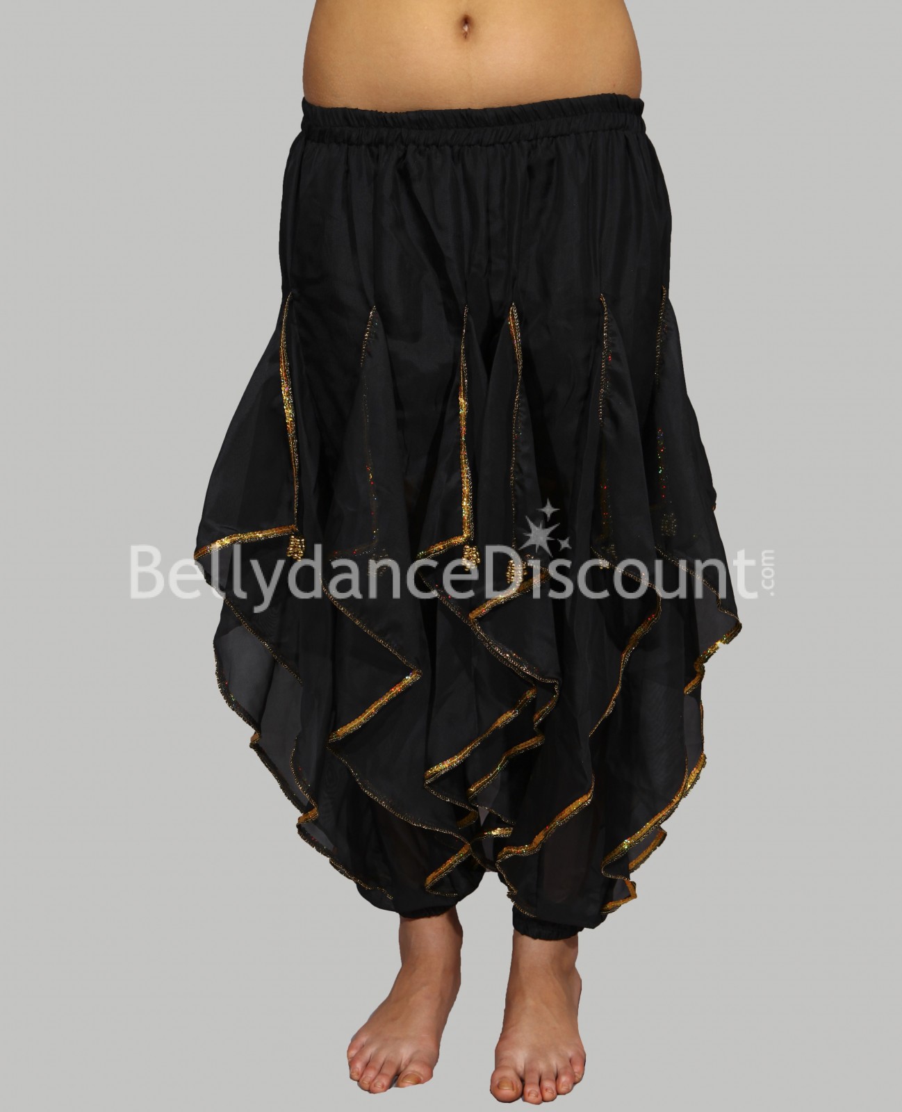 Fantazia - Mono Sarouel Print Original Samson – Talla S A XXXL – 100% Algodón – Negro – Asiático Mao – Cómodo Y Original – Creado En Francia, Fabricación ética Desde 2004 – Harem Pants Negro XXXL