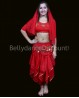 Oriental and Bollywood dance sarouel for girls red