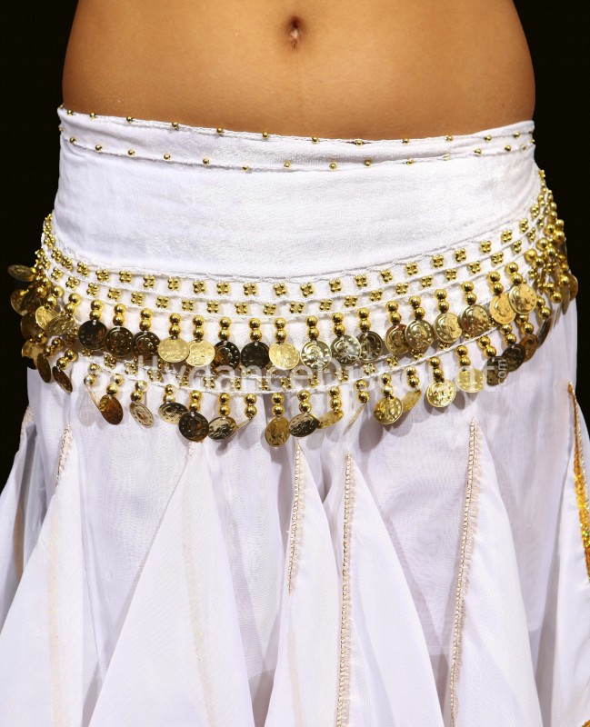 White belly dance  children’s belt