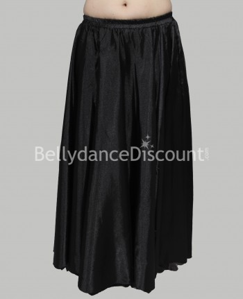 Black belly﻿ dance satin skirt