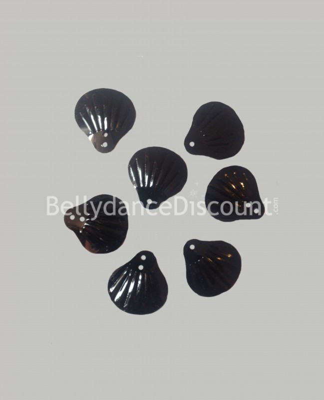 Packung mit 30 Pastillen in schwarz und in Muschelform