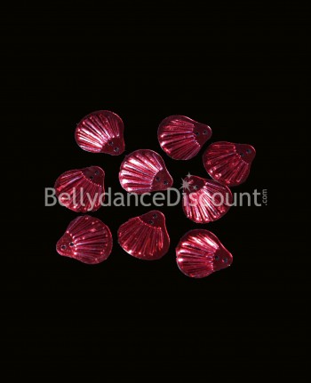 Packung mit 30 Pastillen in rot und in Muschelform