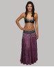 Orientalischer Tribal-Tanzrock in Violett