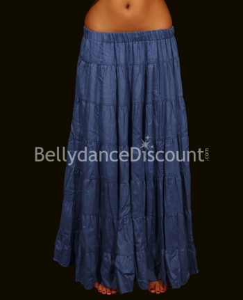 Gonna tribale di danza del ventre blu scuro