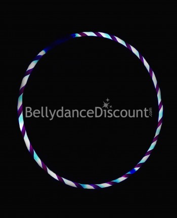 Lighted belly dance hoop light blue