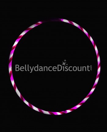 Lighted belly dance hoop fuchsia