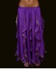 Ruffle Bellydance skirt purple
