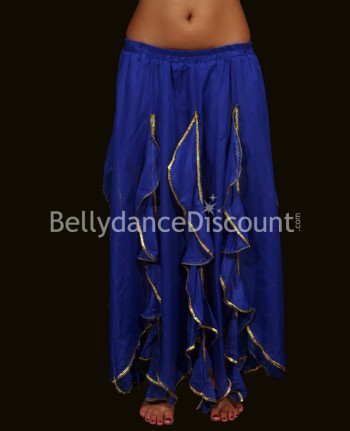 Ruffle Bellydance skirt dark blue