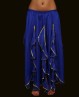 Ruffle Bellydance skirt dark blue