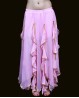 Ruffle Bellydance skirt light pink