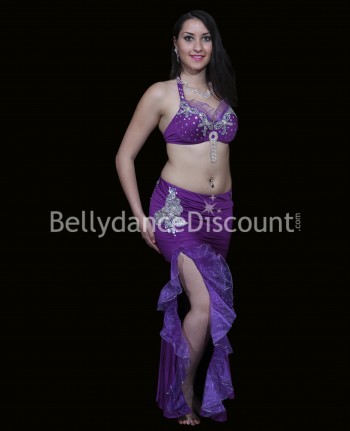 Costume de danse orientale violet
