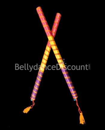 Set of 2 Bollywood dance sticks