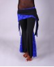 Pantalon noir dentelle bleu foncé pour cours de danse
