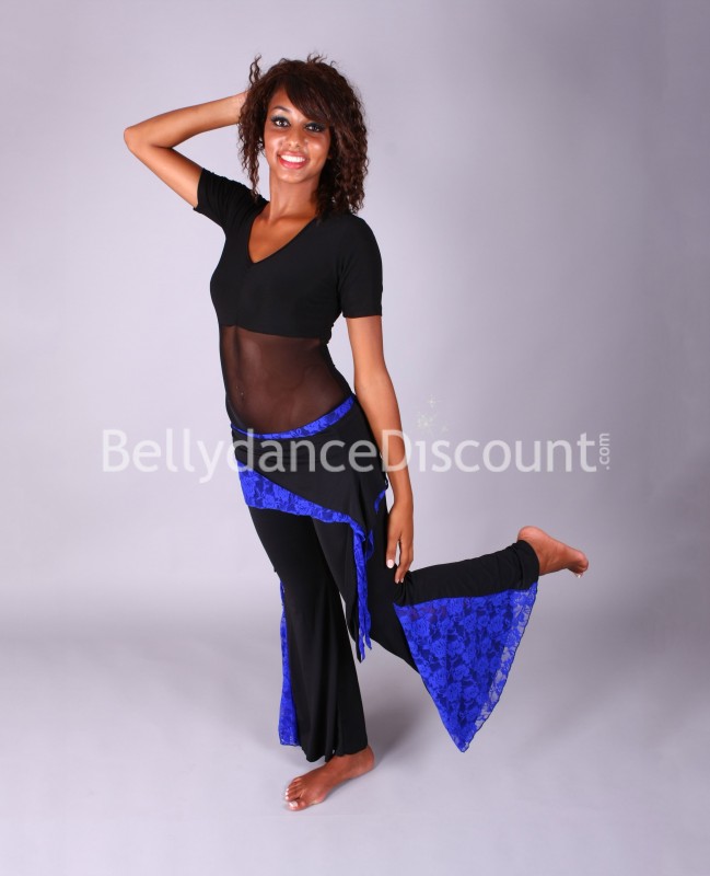 Pantaloni neri e blu scuro da lezione di danza
