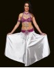 Set soutien-gorge + ceinture de danse orientale velours violet
